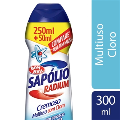 Sapólio Cremoso- Radium com Cloro