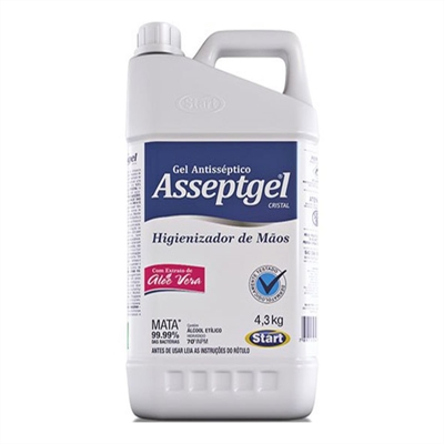 Álcool Gel 70%- Asseptgel 4,3kg