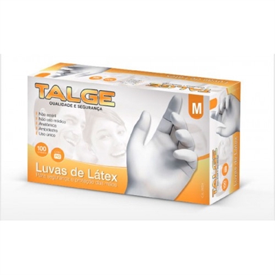 Luva Látex com Pó- Talge M