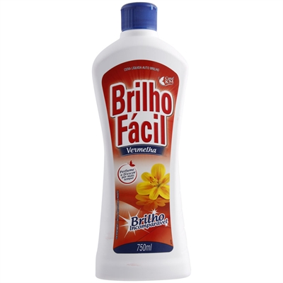 Cera Brilho Fácil Vermelha 750ml