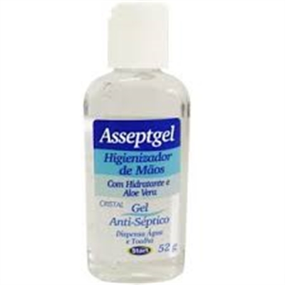 Álcool Gel 70%- Asseptgel 52g