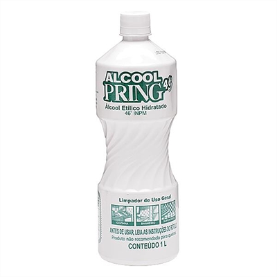 Álcool 46% - Pring  01 Litro